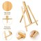 4Pc Wooden Easel,16"Table Top Easel,Easel for Painting canvases,Foldable A Frame Wood Easel Adjustable Table Easel for Kids,Oil Water Painting,Students Classroom Etc.